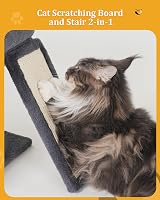 Aechonow Cat Tree Tower Large Cat Perch 50x40cm Sisal Scratching Dark Gray view 4