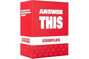 Answer This - Couples - How Well Do You Know Your Partner? Relationship & Conversation Card for a Date Night or Party Cool An