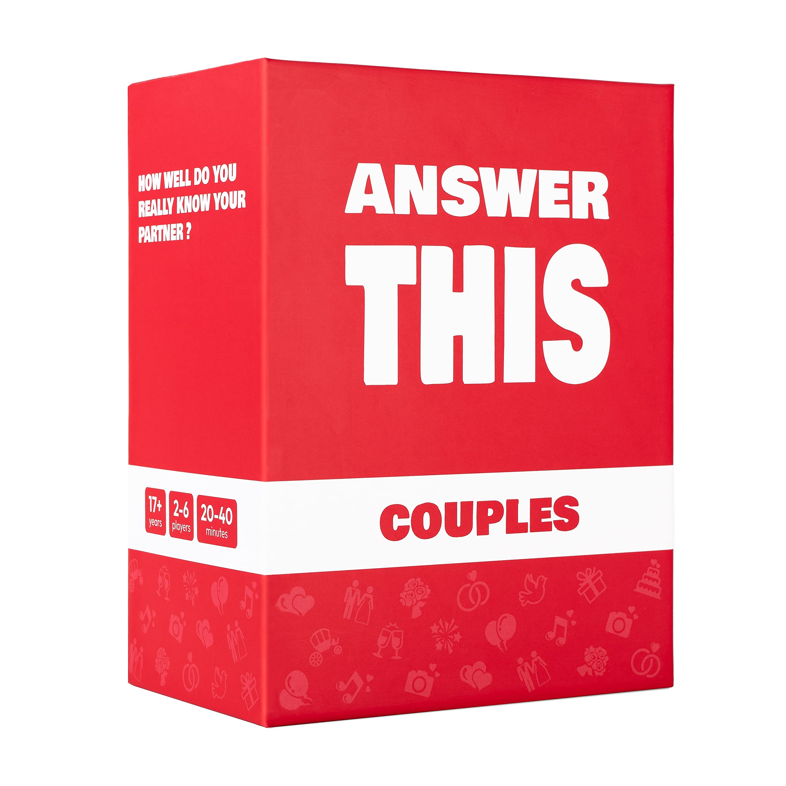Answer This - Couples - How Well Do You Know Your Partner? - Relationship & Conversation Card Game for a Date Night or a Party - Cool Anniversary or Valentines Gift