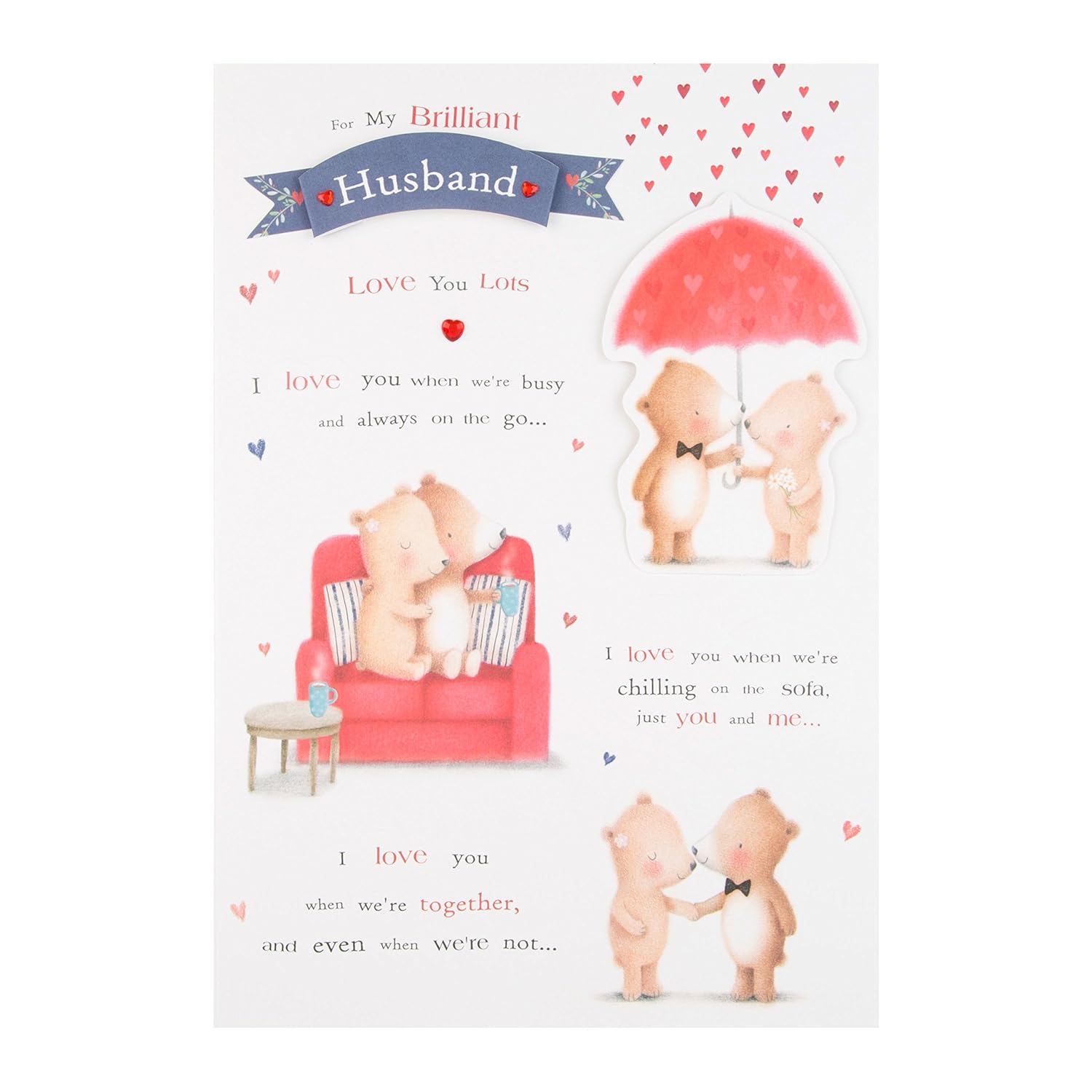 Hallmark Husband Valentine's Day Card 'Love You Lots' Large Amazon