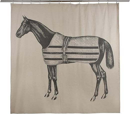 Amazon Com Thomas Paul Equestrian Shower Curtain Home Kitchen