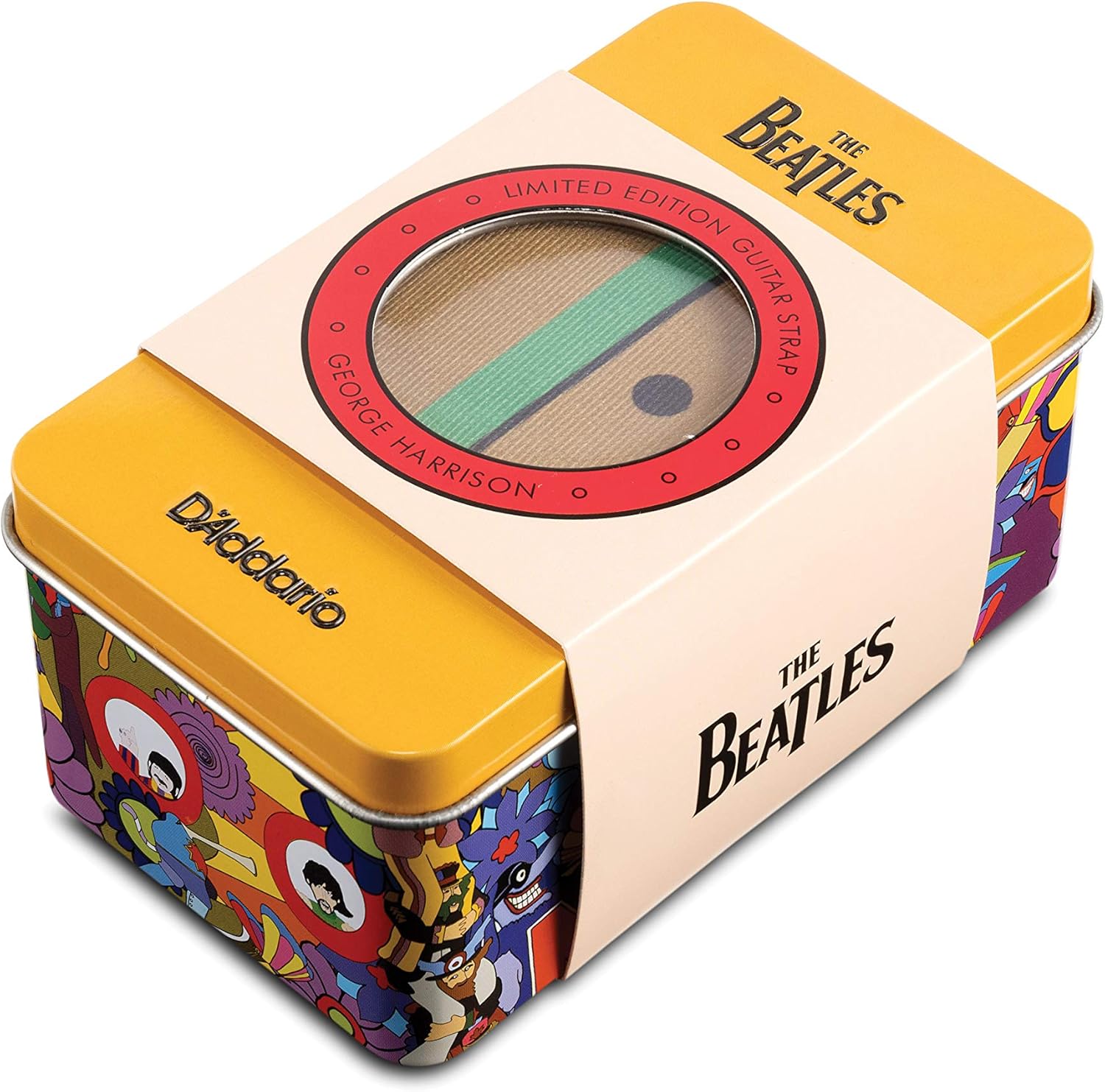 DAddario Beatles Correa para guitarra textil 50 aniversario del Yellow Submarine, George