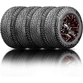 Set of 4 Mastertrack BADLANDS AT All Terrain P285/70R17 117T SUV Tires | (Not for Trucks) + 3-Year Road Hazard Warranty Included - 285/70/17 (Tire Only)-UTQG 620AB
