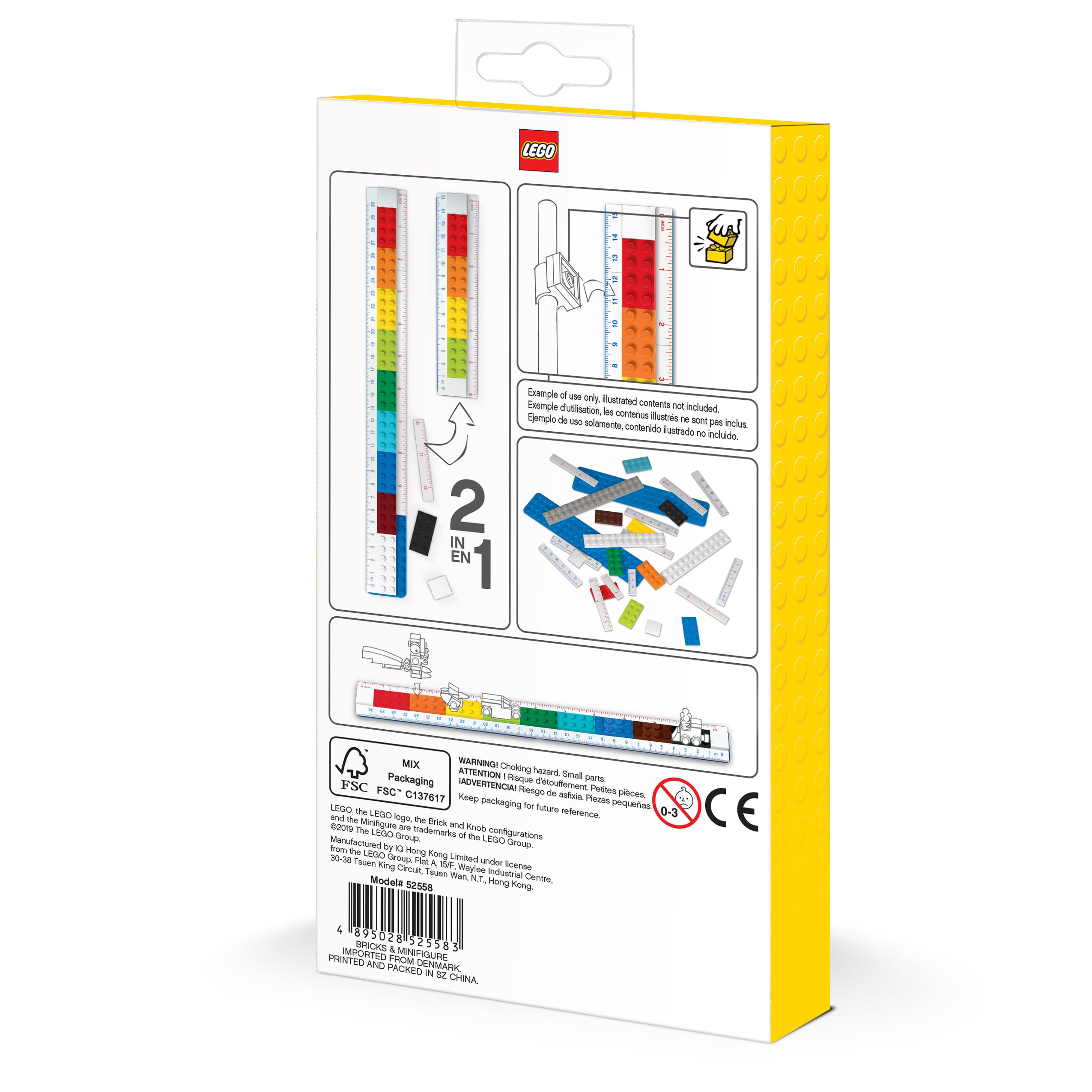 LEGO Righello Costruibile + Minifigure