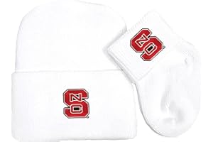 Future Tailgater North Carolina State Wolfpack Newborn Baby Knit Cap and Socks Set