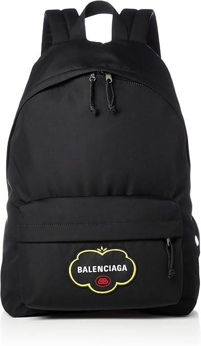 Amazon バレンシアガ リュックサック 9wbg5 バックパック ナイロン B4サイズ収納可能 ブラック ブラック 並行輸入品 Balenciaga バレンシアガ メンズ