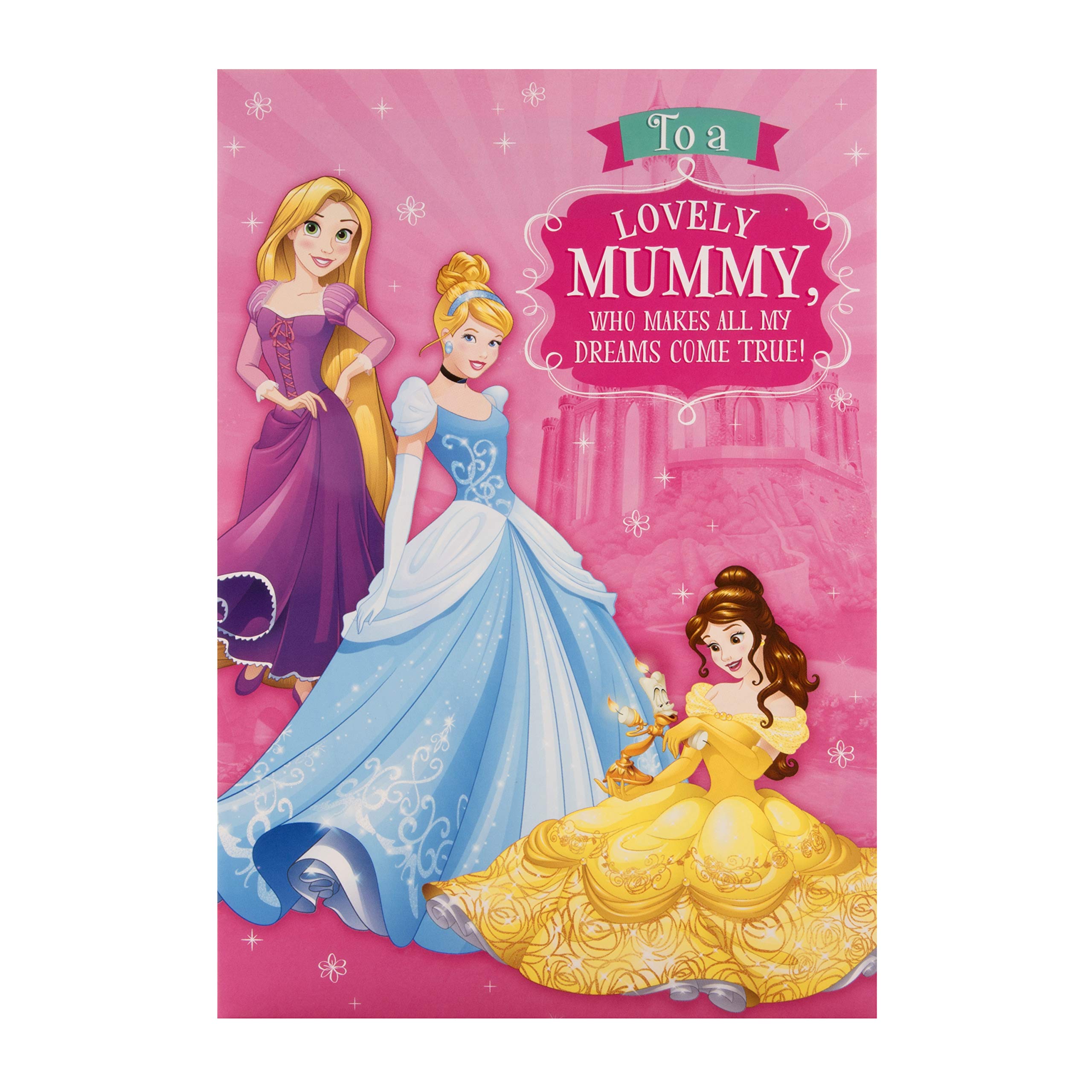 Hallmark Birthday Card For Mummy - Disney Princess Design