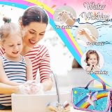 Auney Unicorn Art Set for Girls 3-8+ Yrs - 60pc Pencil Case, Markers, Crayons, view 6