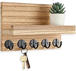 Lwenki Key Holder for Wall, Decorative Key and Mail