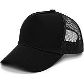 Funky Junque Mesh Trucker Hat for Men – Premium Blank Baseball Cap, Adjustable Hat for Outdoor Activities, Everyday Wear