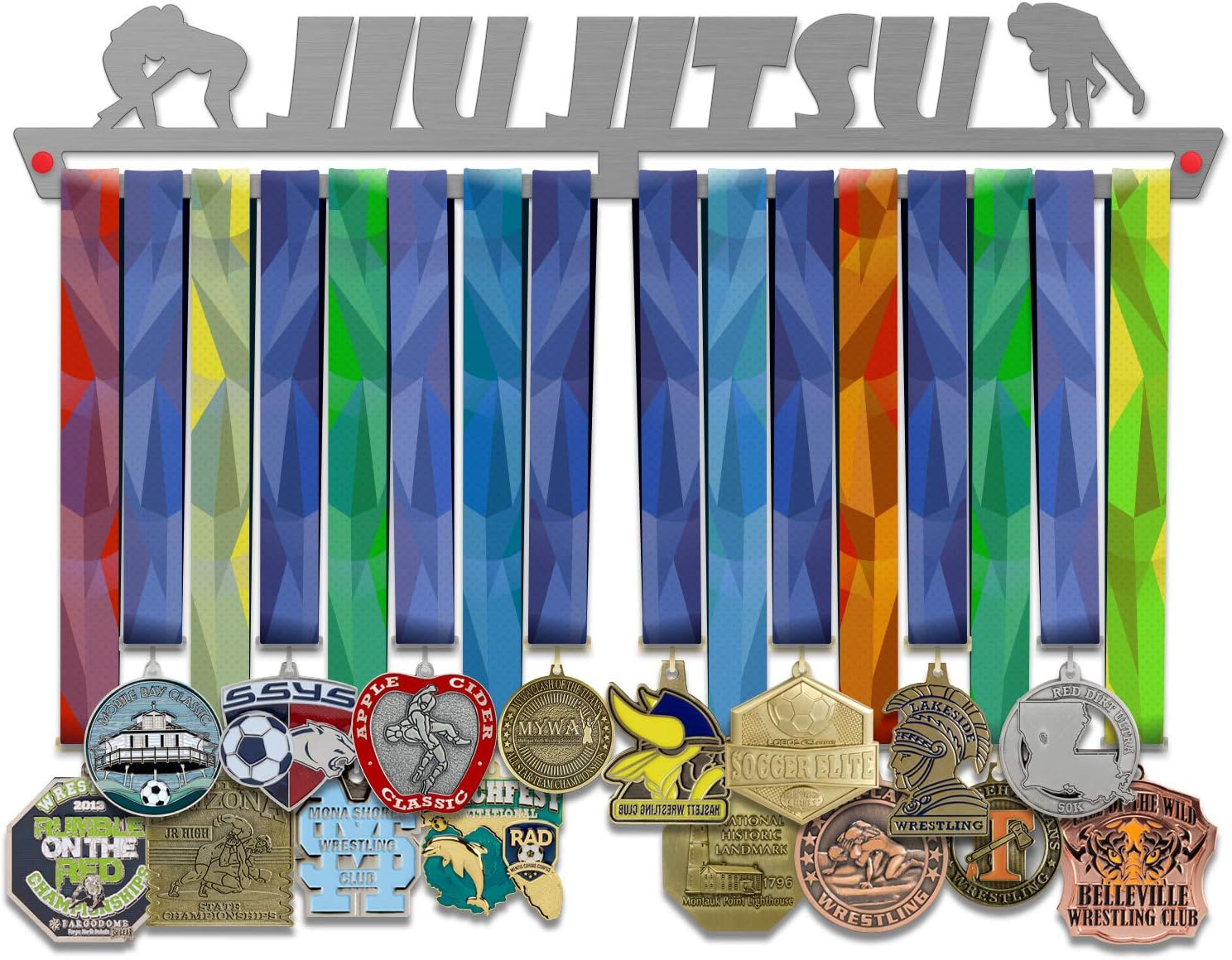 Jiu Jitsu Medal Hanger Display | Sports Medal Hangers | Stainless Steel Medal Display | by VictoryHangers - The Best Gift For Champions !