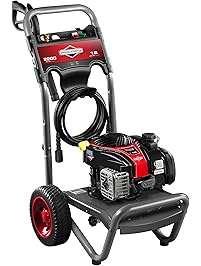 Briggs & Stratton Gas Pressure Washer 2200 PSI 1.9 GPM with 3 Nozzles, 25&rsquo; High-Pressure Hose & Detergent Injection