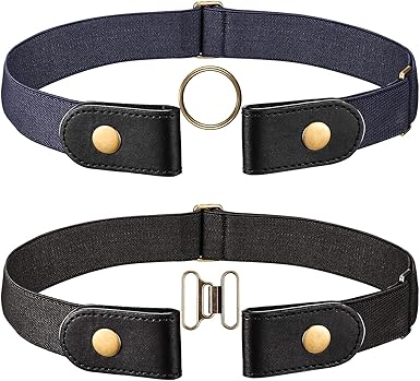 snap on buckless belt