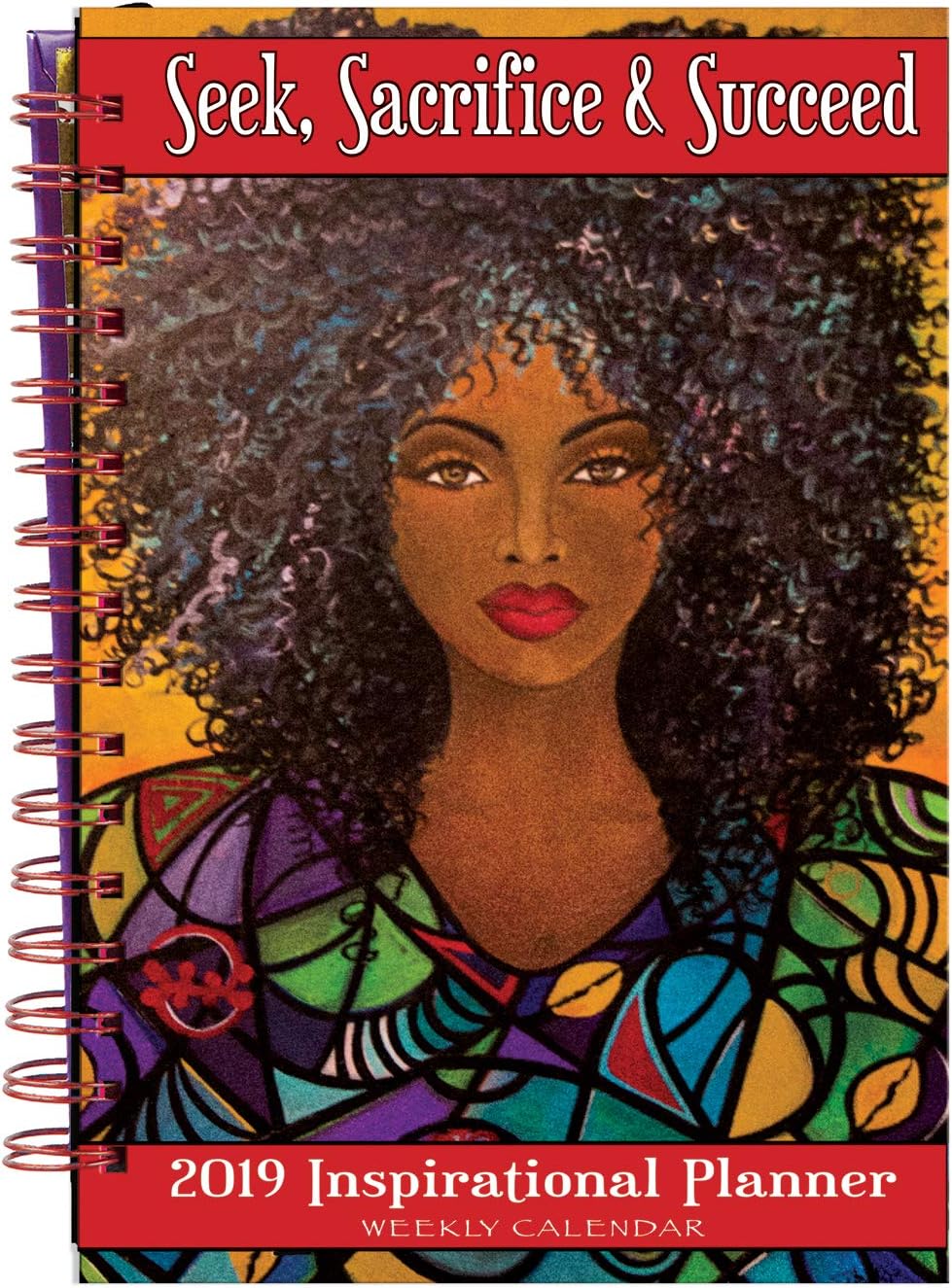 Shades of Color Seek, Sacrifice, Succeed 2019 Weekly Inspirational Planner (IP10)