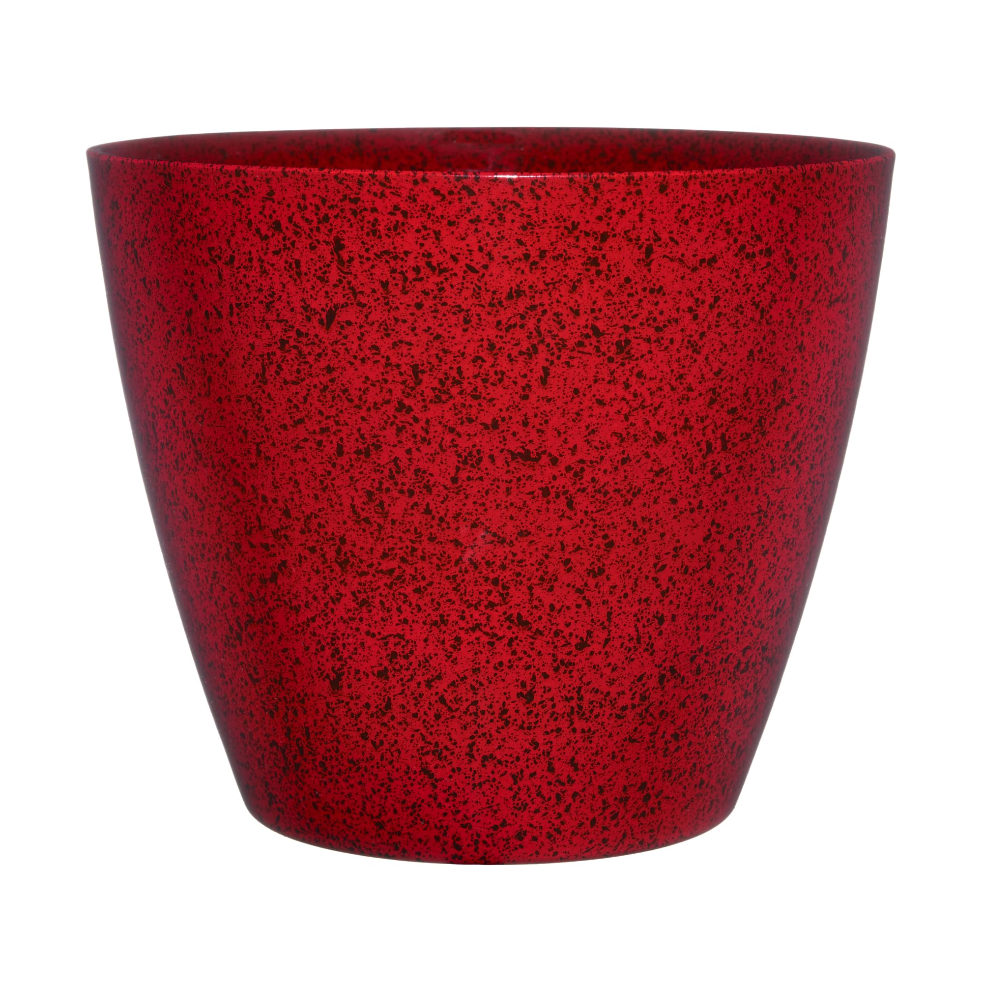 Classic Home and Garden Planter, Resin, Lava Red, 8 Inches
