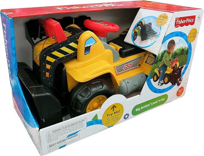 fisher price ride on digger