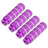 X AUTOHAUX 4pcs Aluminum Alloy Rear Foot Pegs