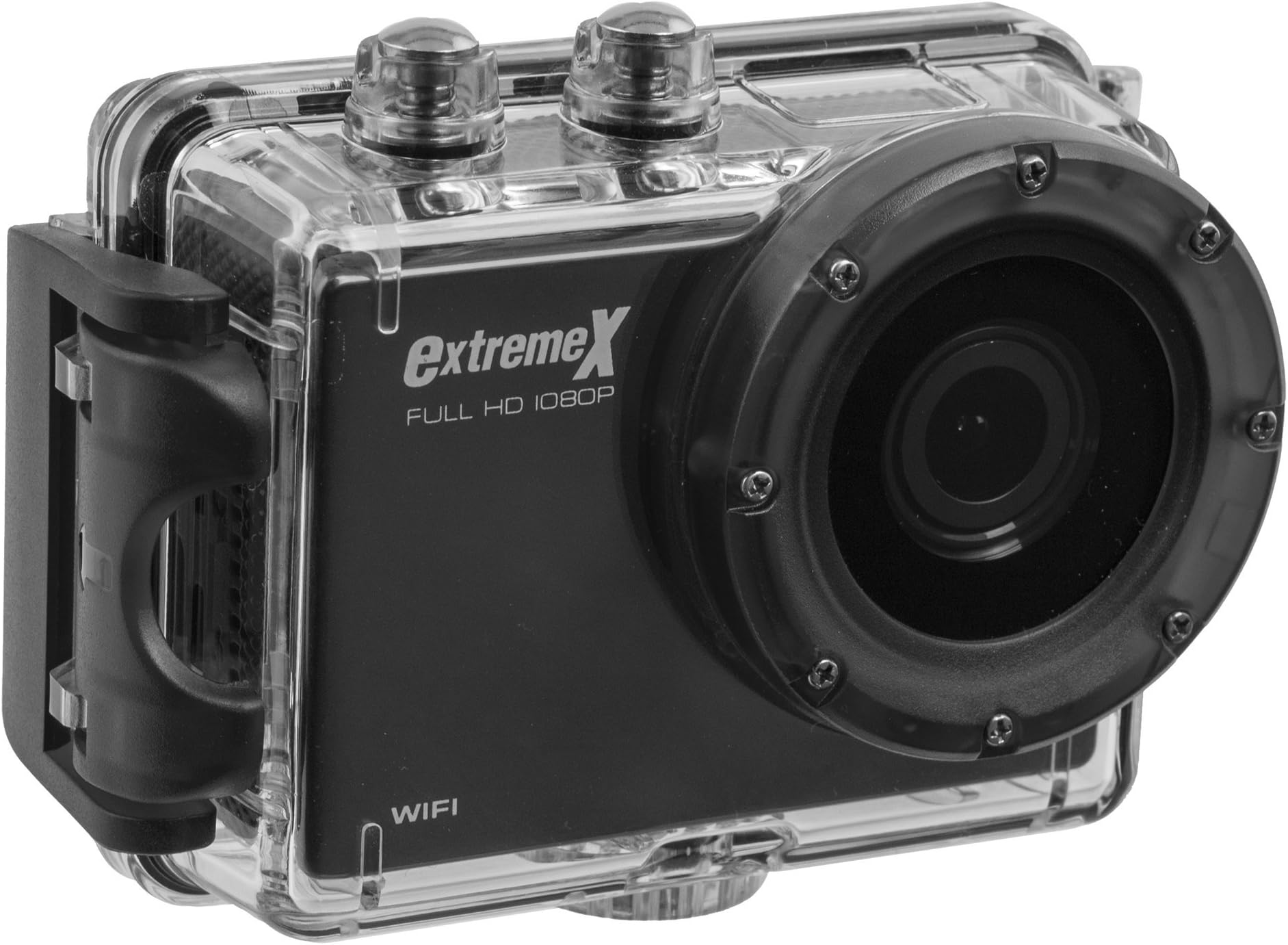 MiGear Extreme X Explorer 1080p Action Camera Bundle with Waterproof Case Black