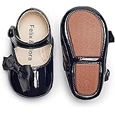 Soft Sole Baby Dress Shoes - Infant Baby Walking Shoes Moccasinss Rubber Sole Crib Shoes