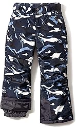 TSLA Youth Winter Cargo Snow Pants, Waterproof