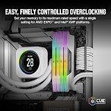 Corsair Vengeance RGB DDR5 64GB (2x32GB) 6000MHz CL30-36-36-76 White view 5