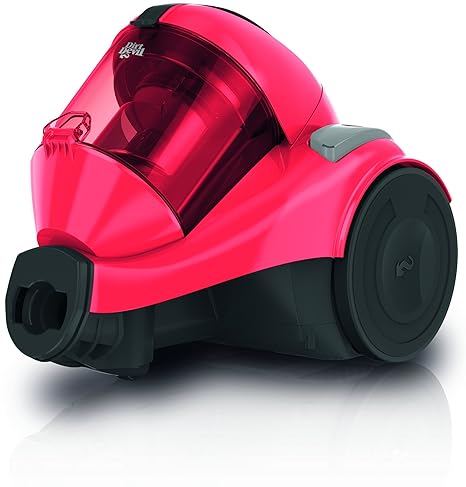 Dirt Devil DD2324-7 Popster Singlecyclone Staubsauger EEK B (800 W Hocheffizienzmotor, 1,5 L, HEPA Media Ausblasfilter, zus. 