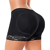 Padded Underwear for Women Butt Lifter Panties Booty Pads Butt Enhancer Lace Boyshorts Shapewear