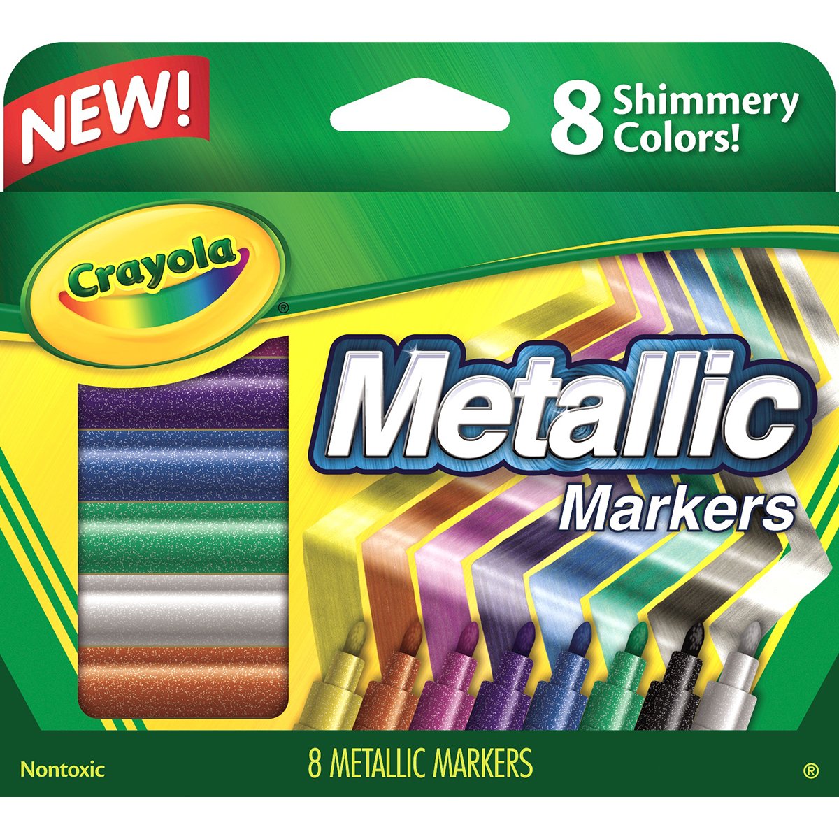 Crayola Metallic Markers 8 Count 1 Pack 9 817LdonZ4BL