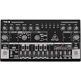 Behringer TD-3-BK Analog Bass Line Synthesizer with VCO, VCF, 16-Step Sequencer, Distortion Effects and 16-Voice Poly Chain