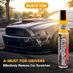 Ouzorp Car Touch Up Paint Black Fill Pen Scratch