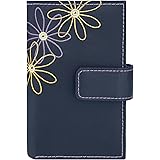 Travelon Safe Id Daisy Tri-fold Wallet, Navy, One Size
