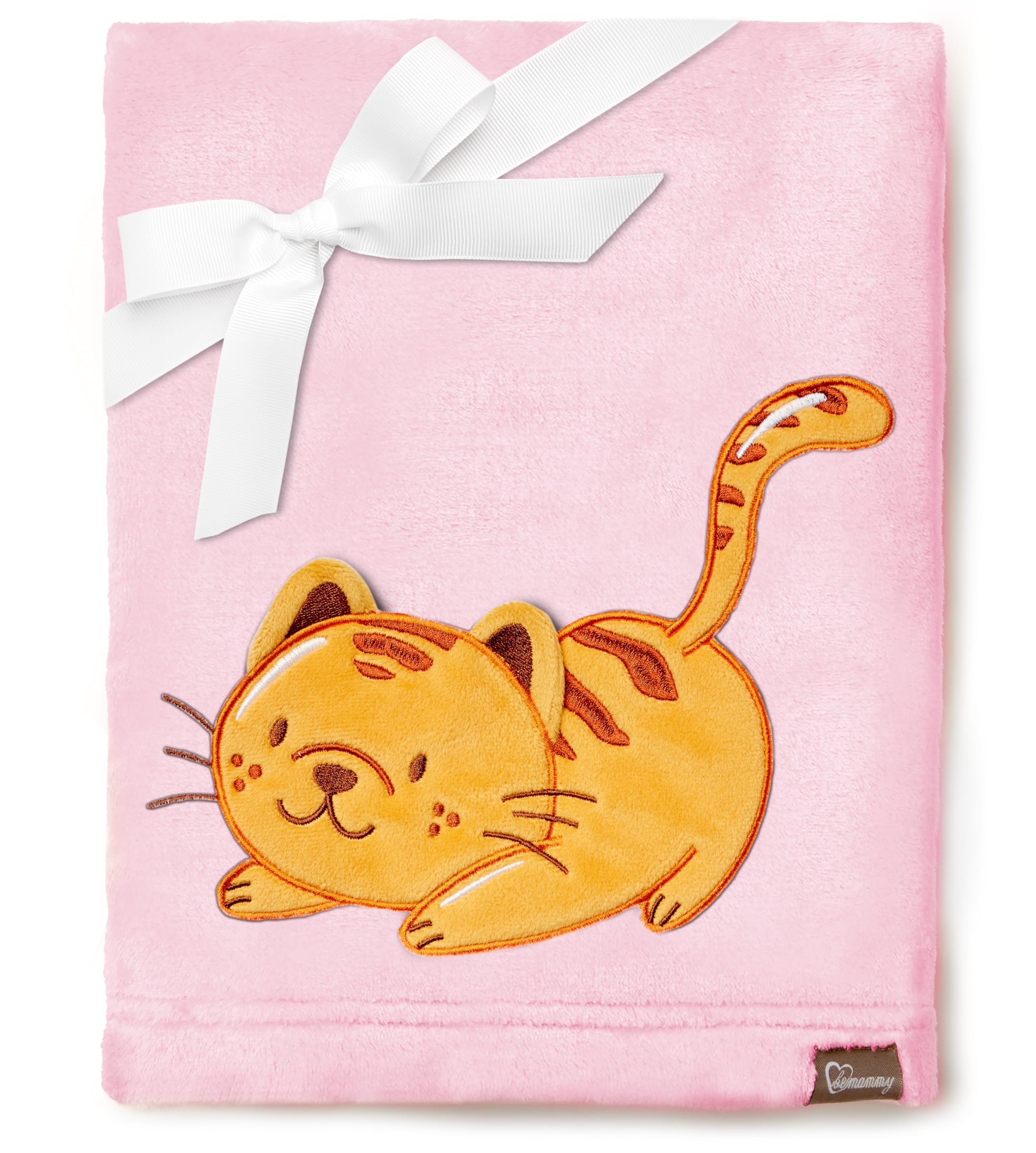 Be Mammy Warm Children Baby Cosy Blanket Baby Gift BE20-168 (Powder Pink - Cat)