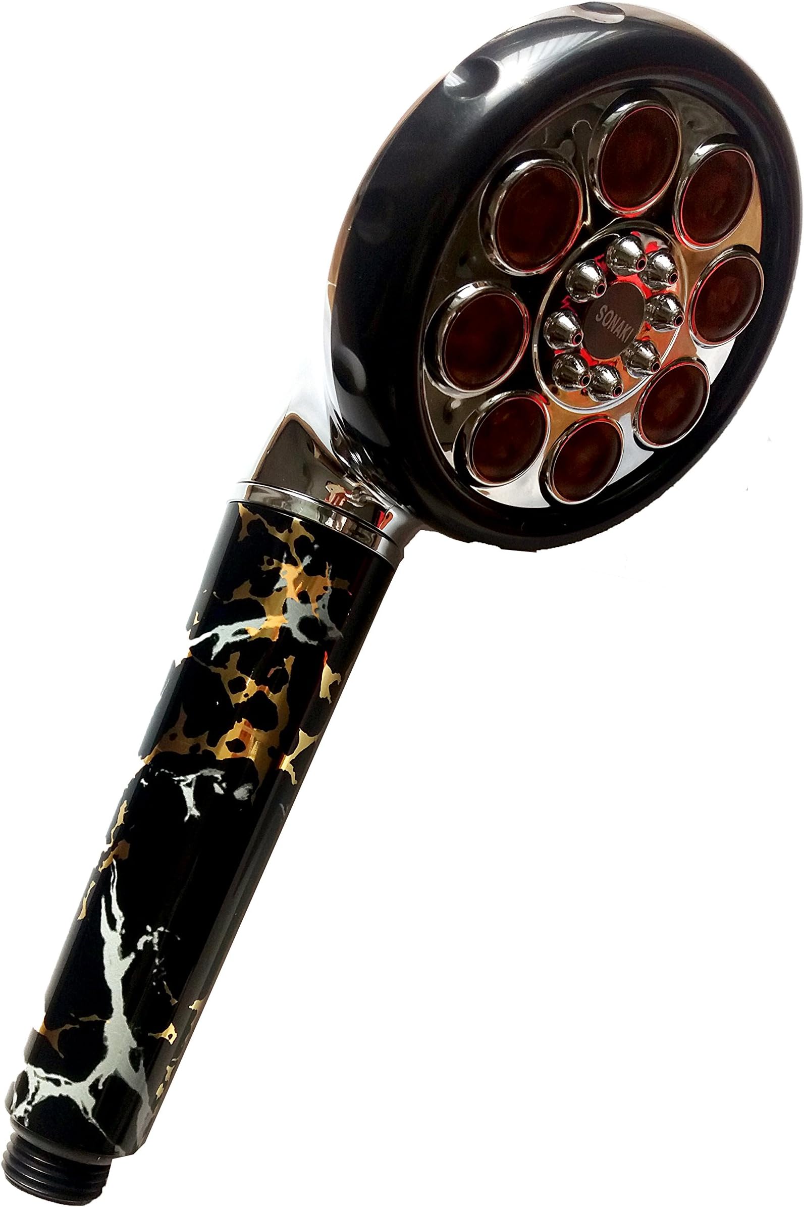 SonakiChrome Vitamin C Cool Showerhead with Filter, 2 Functions, 144 Nozzles, 2.0 GPM or Lower, 1 pc SHOWER HEAD