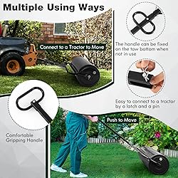 Goplus Lawn Roller, Push/Tow-Behind Lawn Roller, 17