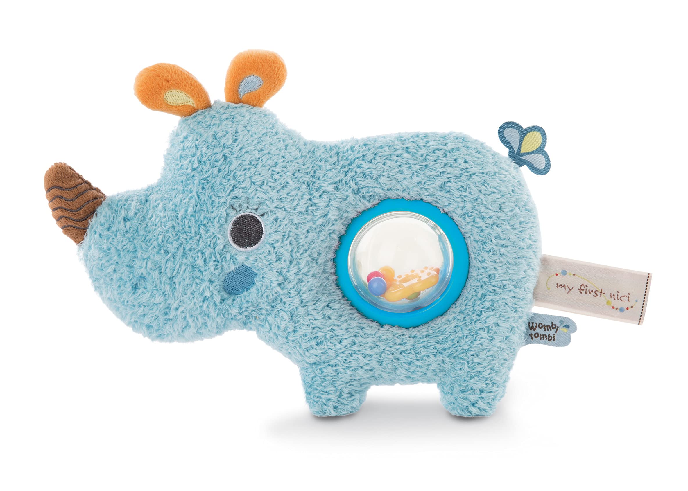 NICI Activity Cuddly Soft Toy Rhino Manuffi 20cm