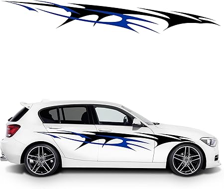 Amazon カッティングステッカー かっこいいデザイン 店長おすすめの車用ドアステッカー 右 車 バイク 車 バイク