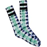 K BELL Men's Fun Patterns & Designs Novelty Crew Socks (1-Pair)