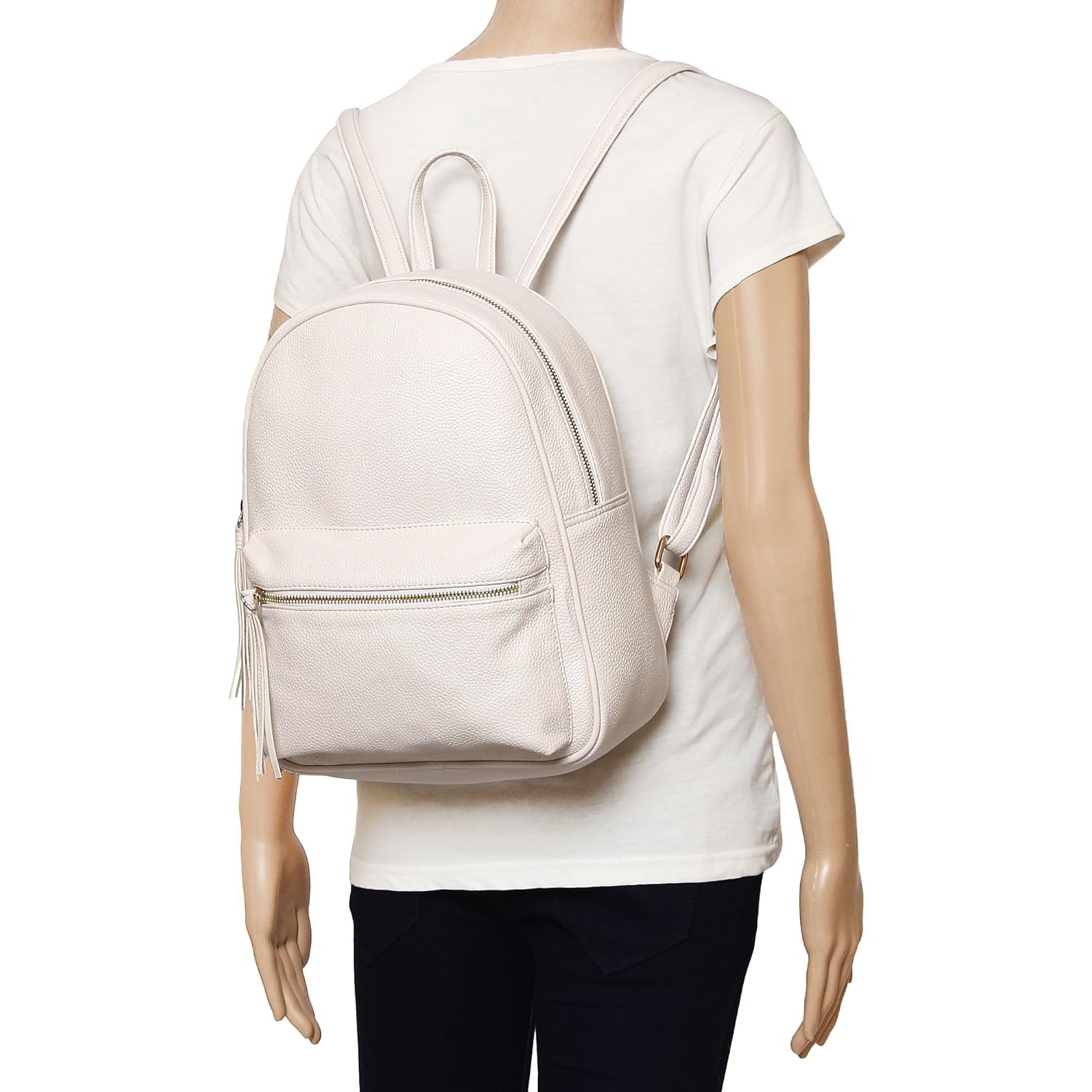 lychee bags pu white ace backpack for girls