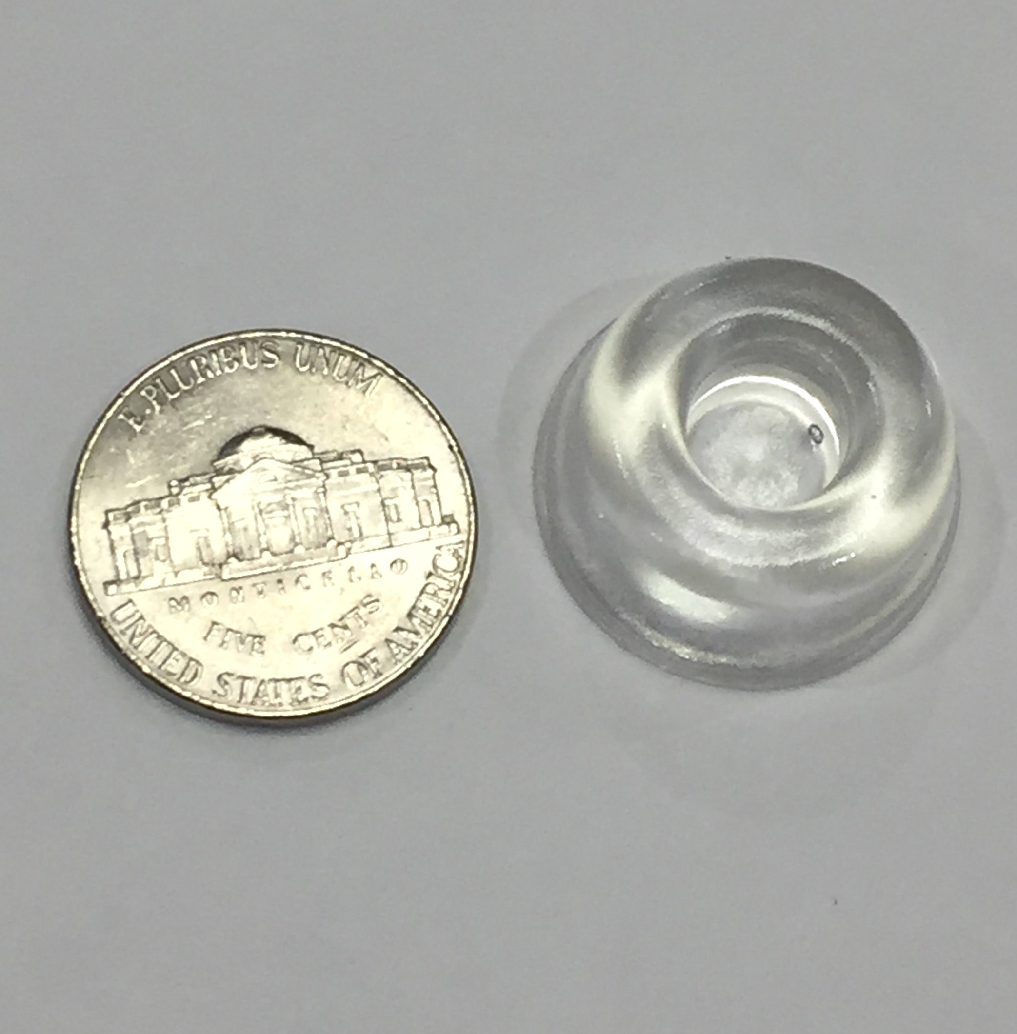 Small Clear Door Knob Bumpers (Set of 12) Made in USA SelfAdhesive