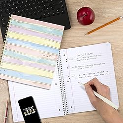Five Star Spiral Notebook + Study App, 1