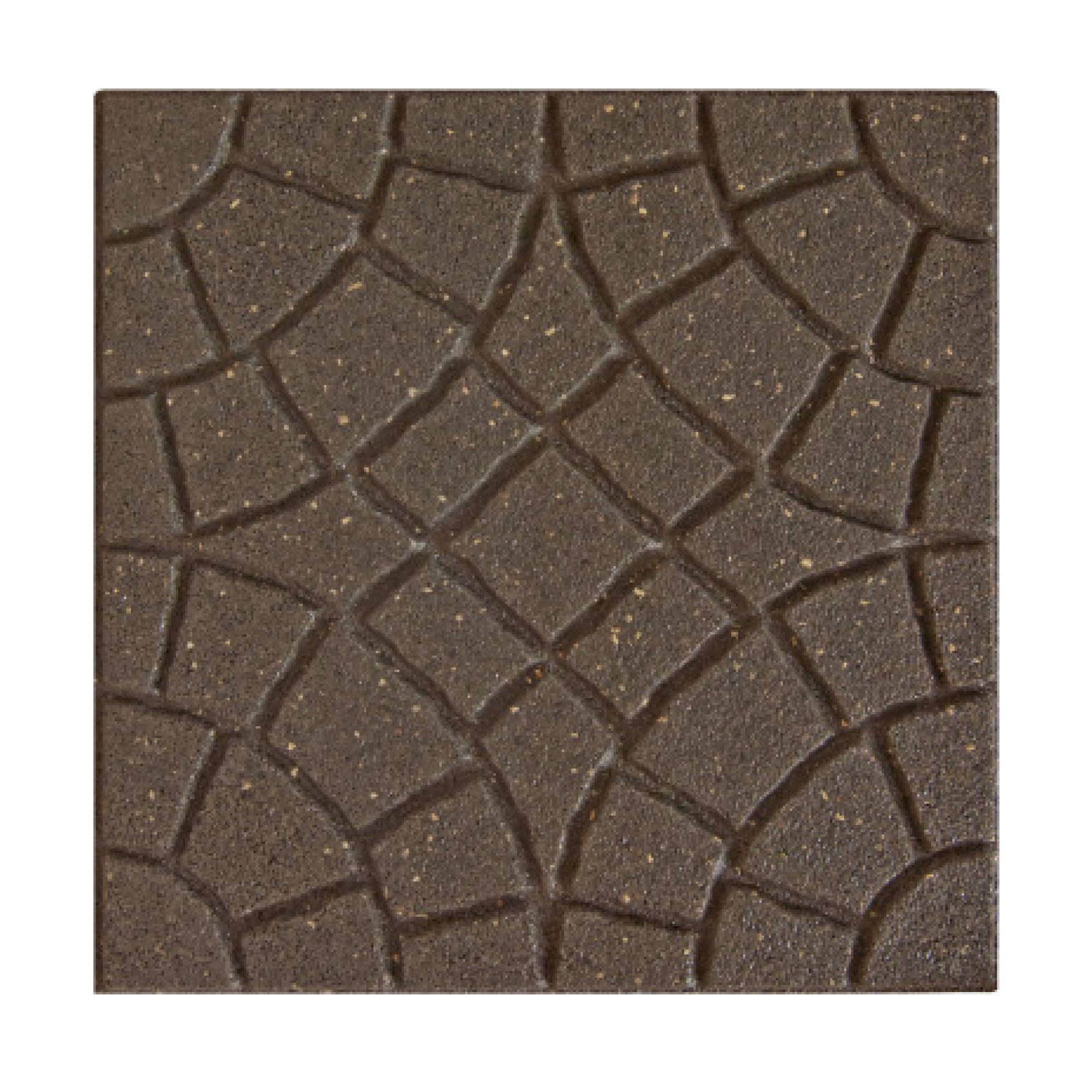 Ribimex PRGOMDJ102 Terrace tiles 45x45 cm brown, 45 x 45 x 2.5 cm