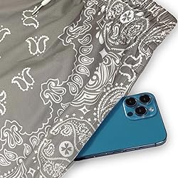 DIOTSR Mens Paisley Graphic Shorts Casual