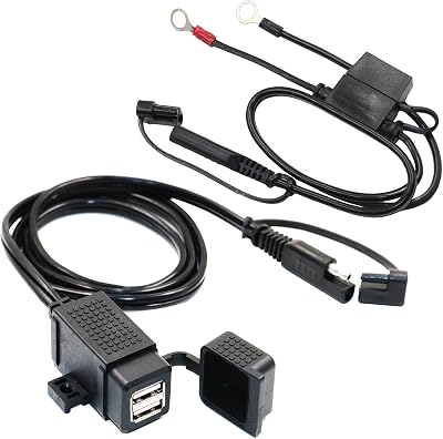 MOTOPOWER MP0609EA 3.1A Dual USB Charger Kit 12-24V Waterproof IP68