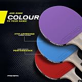 PRO-SPIN Table Tennis Bats ITTF Approved Rubber 7-Ply Carbon 2.0mm Sponge view 5