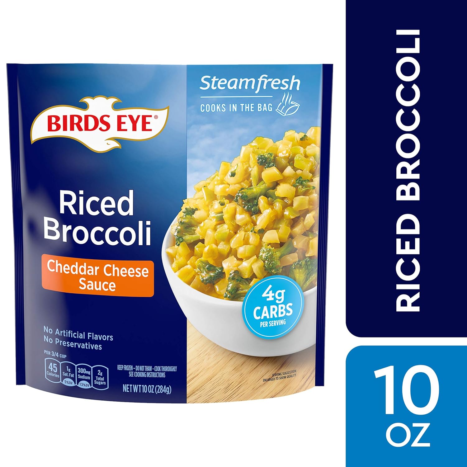 Birds Eye Veggie Made Riced Broccoli with Cheddar Cheese Sauce, 10 OZ