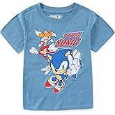 SEGA Sonic The Hedgehog Boys Short Sleeve T-Shirt for Big Kids