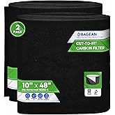 Bagean Carbon Pre Filter A 50250 Compatible with Honeywell Air Purifier Filter Replacement - Fits 50250 & Kaz 50250-S - Activated Carbon Prefilter A Absorbs & Filters Odors & Freshens the Air (2-Pk)