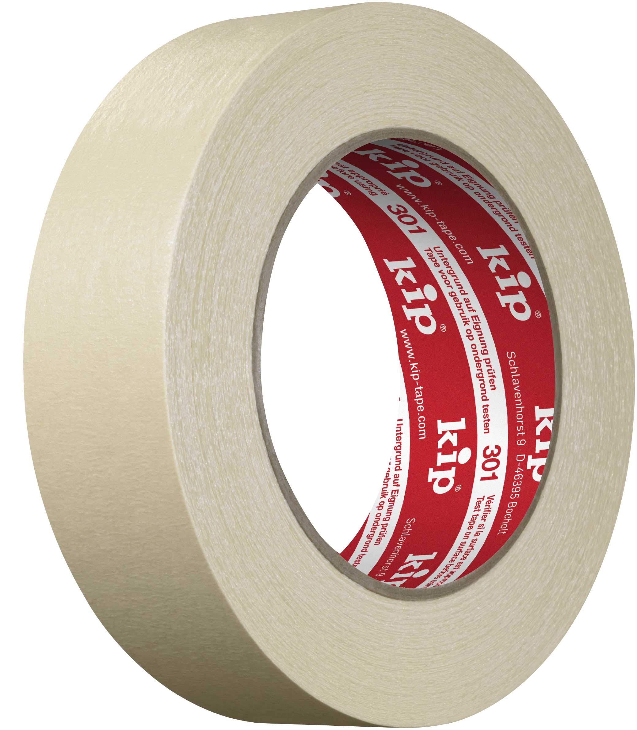 kip Tape 301-30 Fine Crepe - Professional Painter's Masking Tape - Impregnated Masking Tape for Painting & Painting - 30 mm x 50 m