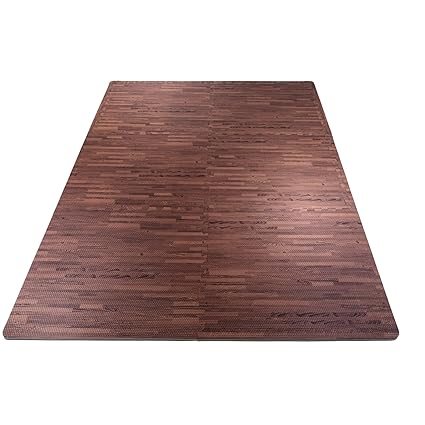 GORILLA SPORTS® Schutzmatten-Set mit Endstücken - Puzzle-/Unterleg-Matten 62 x 62 x 1,2 cm