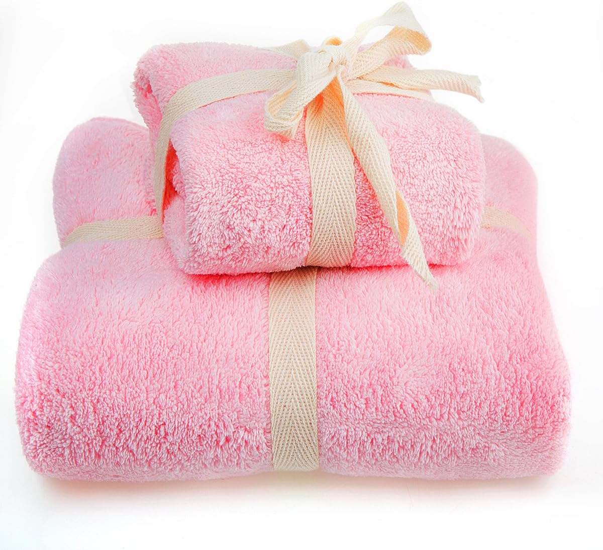 Bath Towels,Kitchen Bathroom Towel Sets Face Towels Hand Towels Washing Towel Washcloths for Baby Adults Multi-purpose Spa Beauty Pool Gym Hotel Yoga Towels,Soft,Quick Drying and Exact Absorbent,Pink